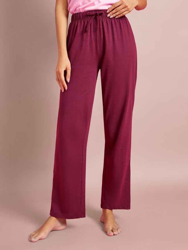 Styli Palm Graphic Print T-Shirt and Straight Leg Pyjama Set - Image 4