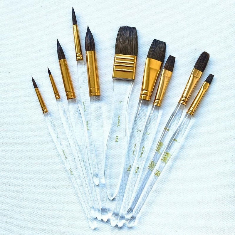 Mont Marte MONT MARTE Premium Watercolor Brush Set of 11 Travel case - Image 3