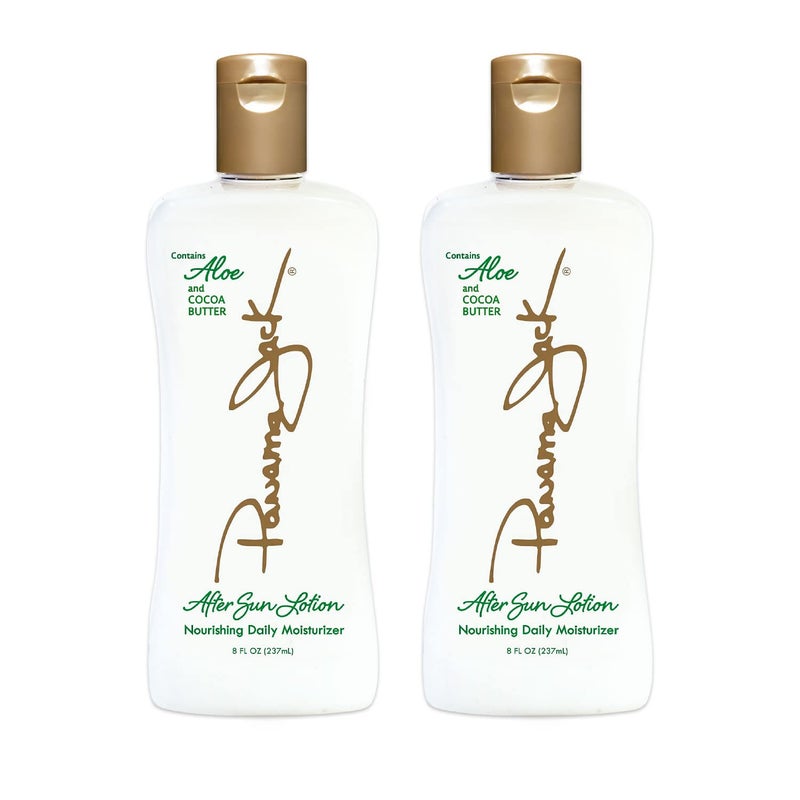 panama jack Panama Jack Aloe Moisturizer Lotion  After Sun Daily Skincare Contains Aloe Cocoa Butter Olive Oils with Vitamin E 8 FL OZ Pack of 2 
