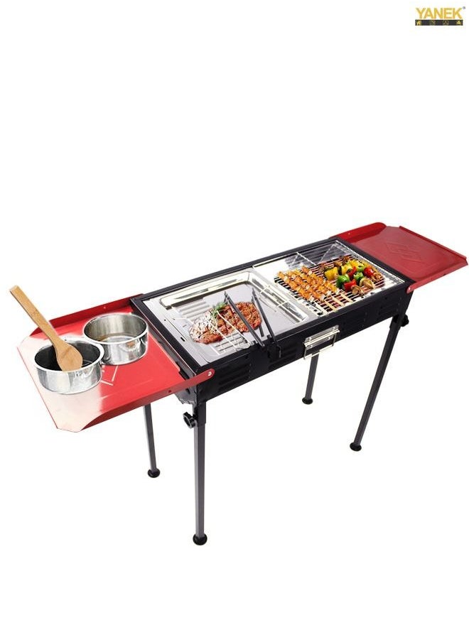 YANEK - Stainless Steel Charcoal Barbecue Grill Stand - Image 1