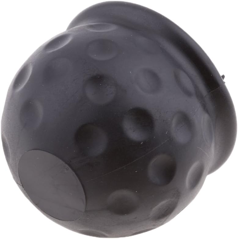 klarakoCar Trailer Caravan Tow Bar Ball Protective Cover 50mm Cap klarakoBlack, 50mmx55mm - Image 3
