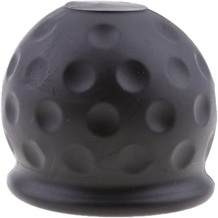 klarakoCar Trailer Caravan Tow Bar Ball Protective Cover 50mm Cap klarakoBlack, 50mmx55mm - Image 1