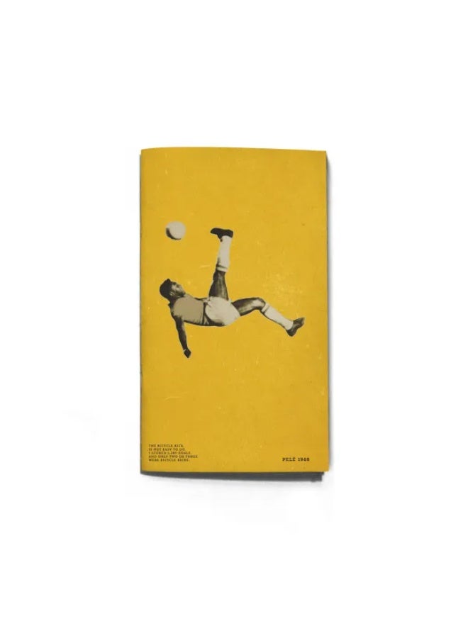 InkJection Passport size Notebook & sketchbook,Pele yellow design(Line paper) - Image 1
