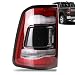 Lathsy LED Tail Light Black Cover with Blind Spot Compatible With 20192023 Dodge Ram 1500 Left Driver Side Replace 68262533AH - Image 2