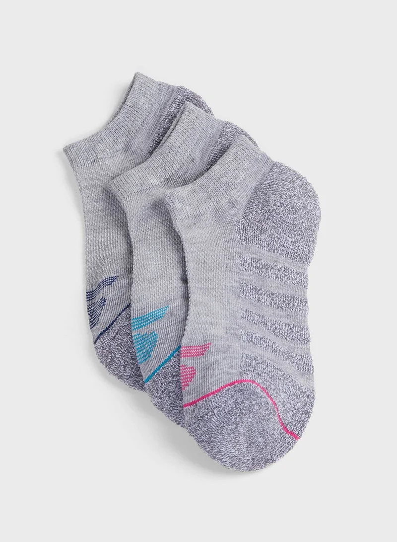 SKECHERS 3 Pack Low Cut Socks
