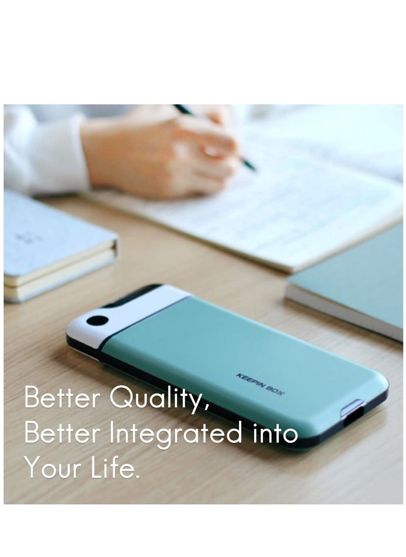 KASTWAVE - Cell Phone Lock Box with Timer, Portable Time Lock Box for iPhone and Android Phone, Help to Be Self-Discipline and Focus to Achieve Goals, Prevent Phone Addiction (Green) - Image 1