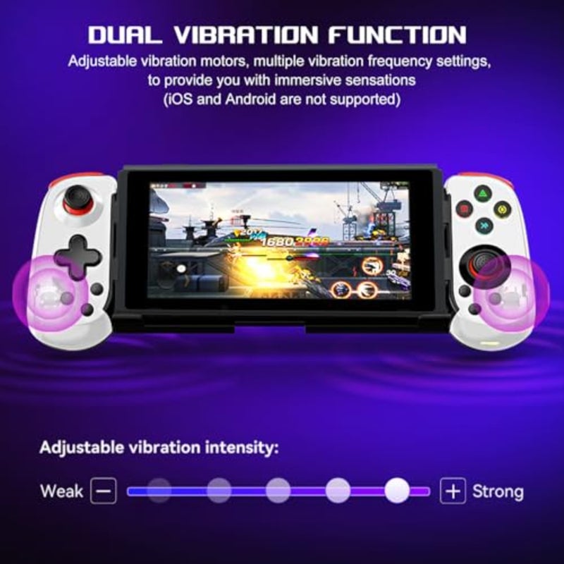 Wireless Controller for iPhone/iPad/iOS/Android/Tablet/PC/Switch, Phone Game Controller Joystick for Xbox Cloud Gaming/PS Remote Play/Steam Link - tooth Gamepad for iPhone 16/15/Samsung - Image 5
