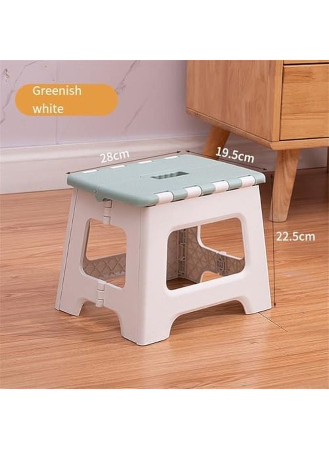 Green Folding Step Stool for Safe Access to Hard Reach Areas Home or Office - Image 3