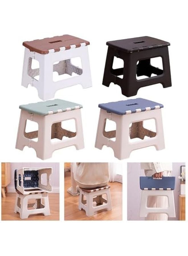 Green Folding Step Stool for Safe Access to Hard Reach Areas Home or Office - Image 2