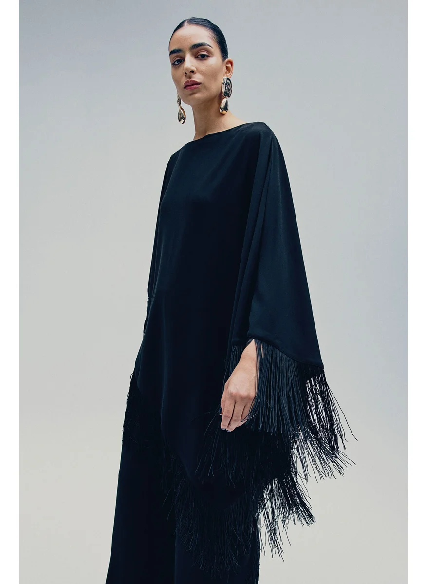 اتش اند ام Fringe-Trimmed Tunic