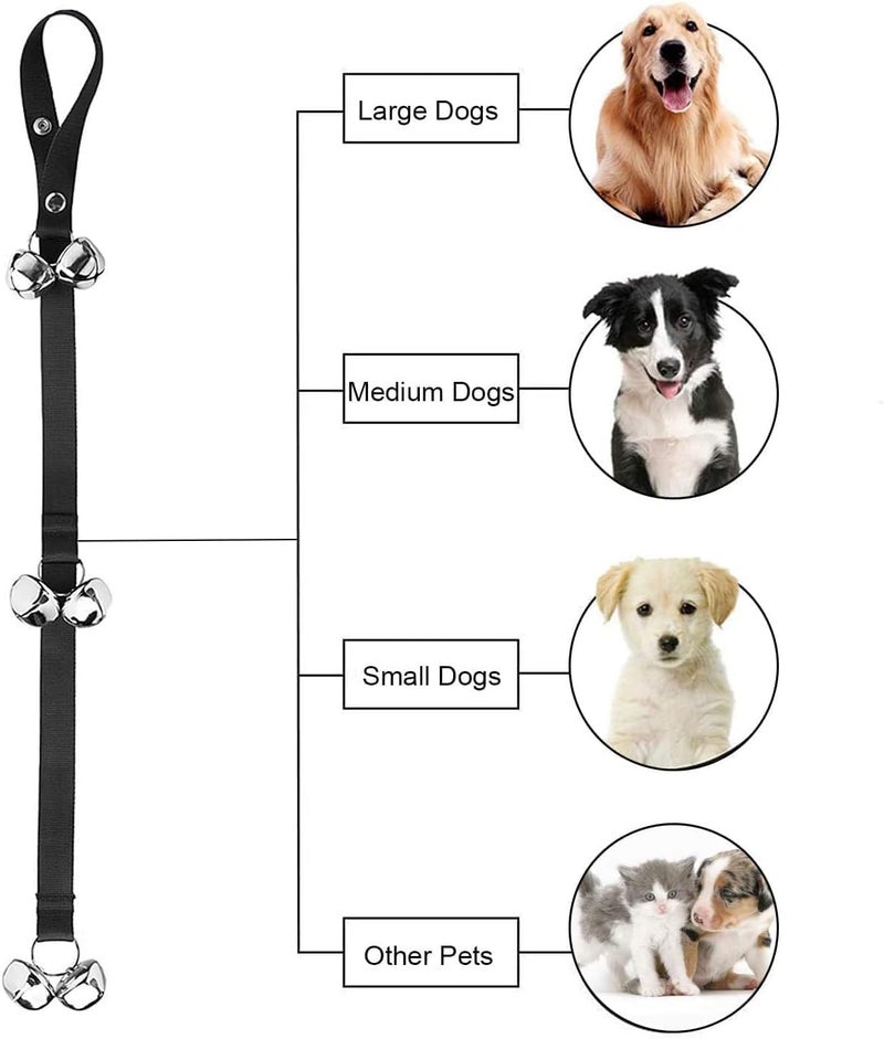 AUGEN Dog Doorbells, Tough Adjustable Nylon Door Bells for Dogs Puppies with 7 Door Bells, Use for Training Dog and Alerting Owners to Dogs’ Access - Image 5