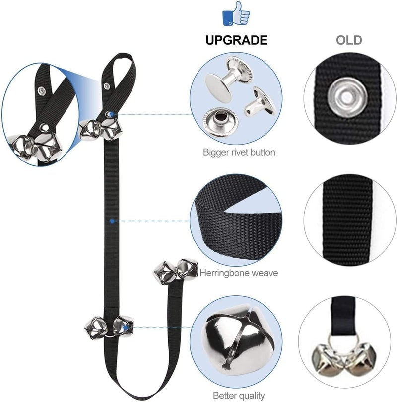 AUGEN Dog Doorbells, Tough Adjustable Nylon Door Bells for Dogs Puppies with 7 Door Bells, Use for Training Dog and Alerting Owners to Dogs’ Access - Image 3