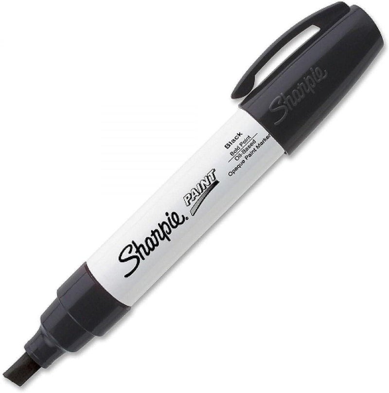 Oil-Based Paint Marker, Bold Point, Black, 1 Count - Great for Rock Painting