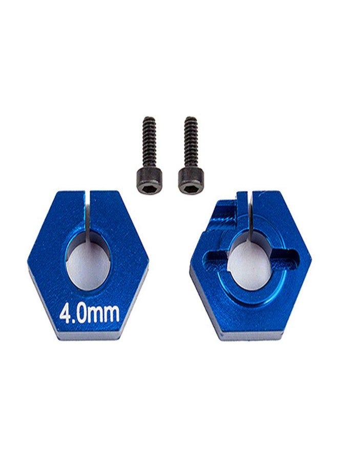 تيم أسوسييتيد سداسي تثبيت العجلات Team Associated RC10 B6.2 4.0mm (أزرق) (2) - Image 1