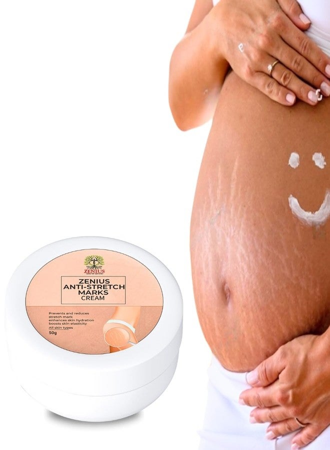 Zenius Stretch Mark Cream For Pregnancy, Stretch Mark Cream During Pregnancy, Stretch Mark Removal Cream After Pregnancy 50g For Women (Pack of 1) - Image 1