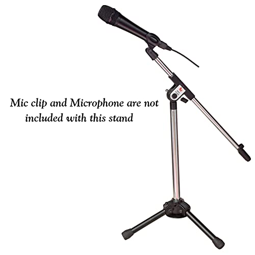 kh Iron Base Tripod Universal Microphone Suspension Boom Scissor Arm Stand Small Mike Stand (Type II) - Image 4