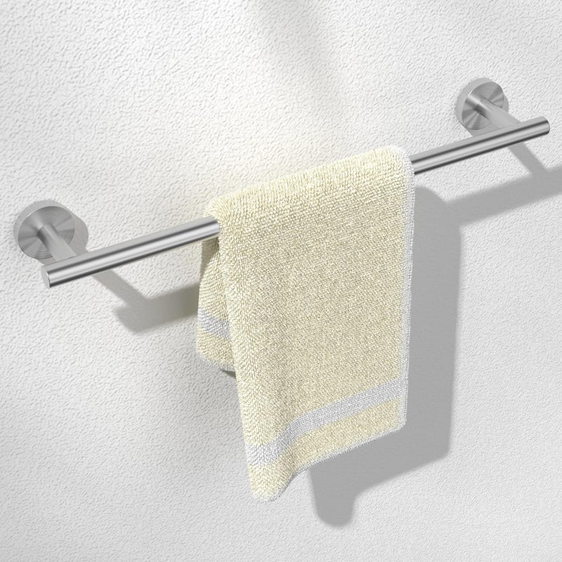 HITSLAM Brushed Nickel 198 Inch Towel Bar for Bathroom SUS304 Stainless Steel Bathroom Towel Rack Wall Mounted Modern Home Decor Bath Towel Holder with Hardware Accessories