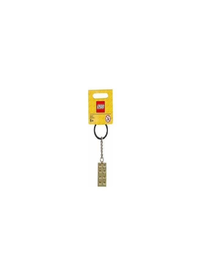 LEGO Lego Gold 2x4 Stud Key Chain  - Image 2