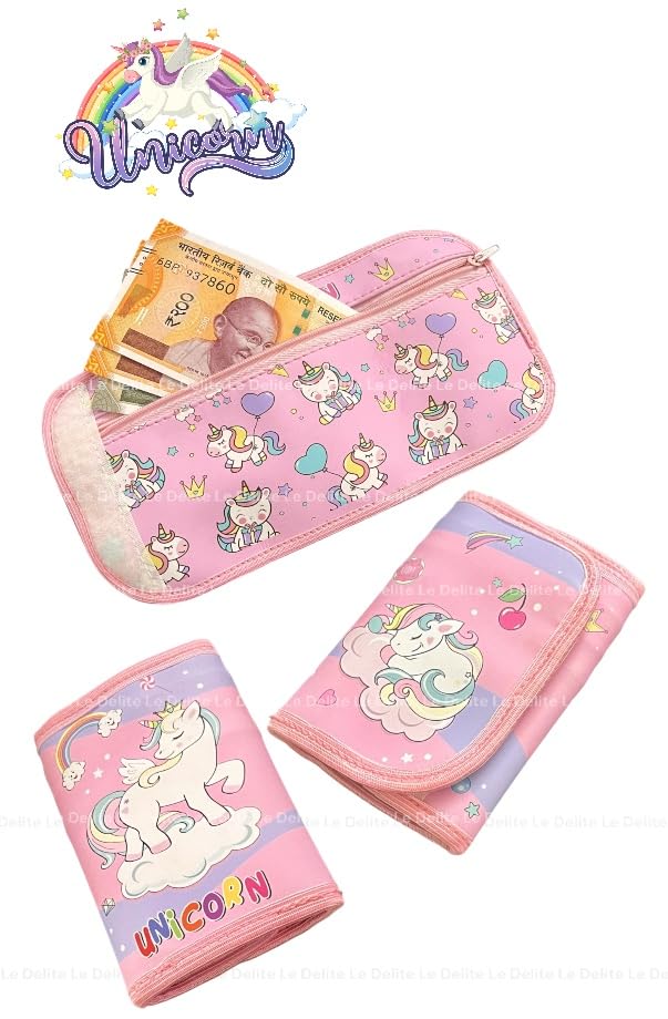 Le Delite 12 In 1 Unicorn Gifts Girls Kids Unicorn Theme Gift For Kids Age 6-8 Years 10-12 Year/Diary, Stickers, Pen Stationary Box Scale/Badge, Keyring, Eraser & Carry Bag - Image 4