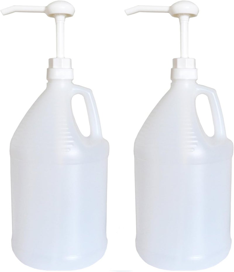 Gallon Jug with Pump, Pack of 2