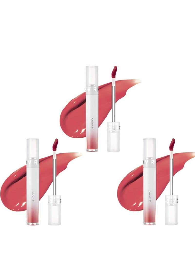 Peach C Korean River Glow Lip Tint in Let's Grape 03 - 3 Pieces - Image 1