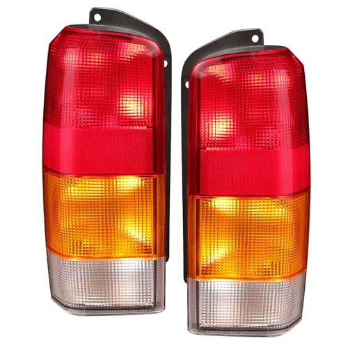 Boine Tail Light Compatible With 1997 1998 1999 2000 2001 Jeep Cherokee Limited SE Sport XJ XJ Chassis Driver and Passenger Side Rear Light Brake Lamps 4897398AA 4897399AA - Image 1