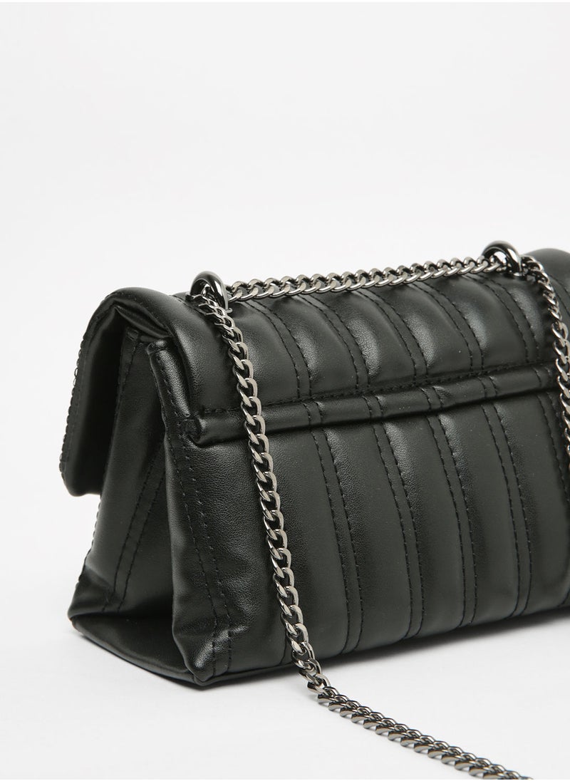 ALDO - Quilted Faux Leather Crossbody Bag - Image 1