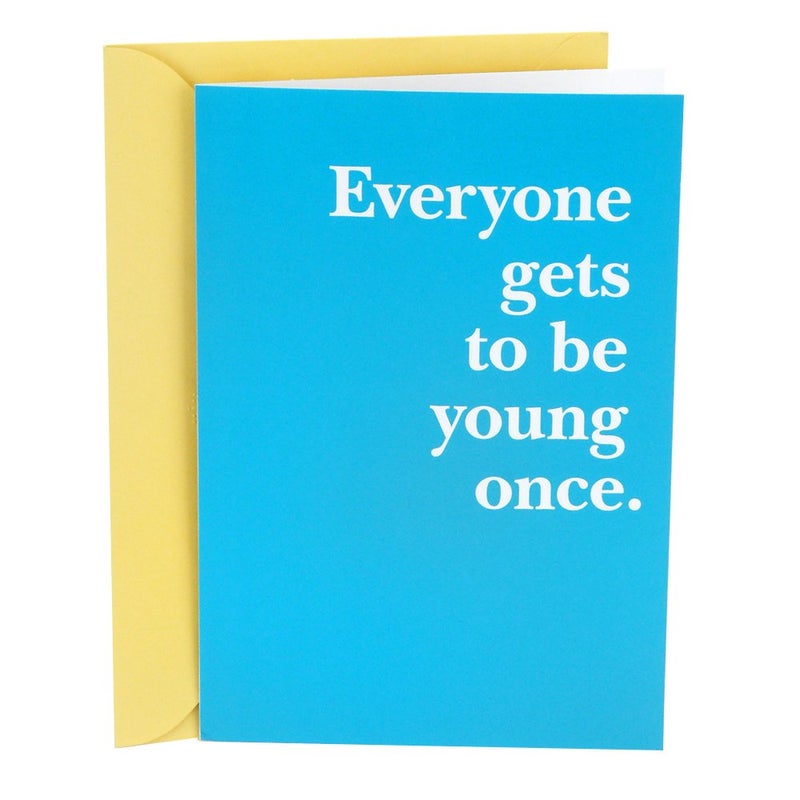 Hallmark Shoebox Funny Birthday Card (Young Once) - Image 2