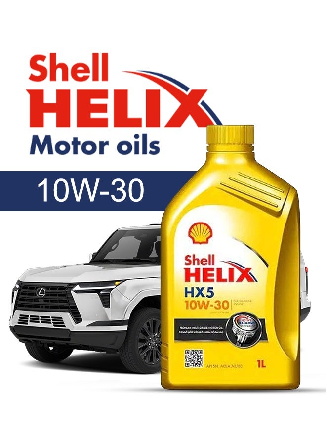 شل زيت محرك سيارة لكزس، GX 2024 - 2009 - لزوجة 10w30 شل هيلكس 8 لتر، مع فلتر زيت المحرك - 2009 2010 2011 2012 2013 2014 2015 2016 2017 2018 2019 2020 2021 2022 2023 2024