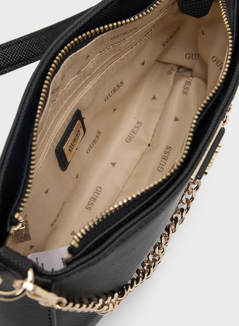 GUESS Noelle II Mini Top Zip Shoulder Bag