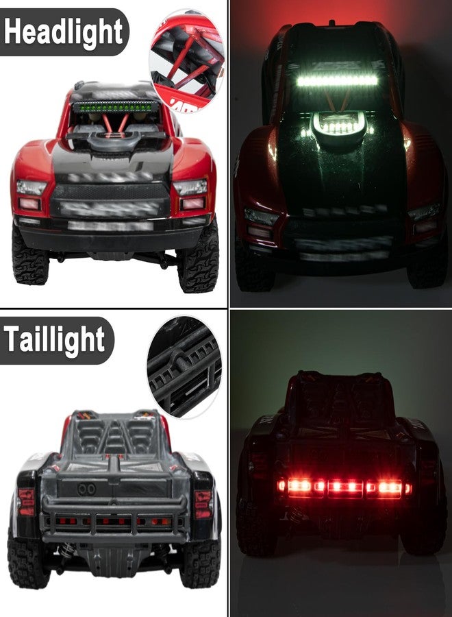 LRFHL RC Light Bar RC LED Light Lamp Kit Headlight Taillight Turn Signal Flashing Front and Rear Lights Upgrade Part for Arrma 1/16 1/14 Mojave Grom 4X4 RTR Brushed Desert Truck - Image 2
