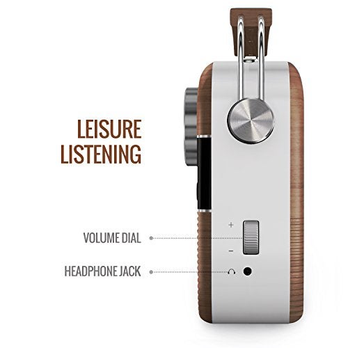 Carvaan Saregama Carvaan Hindi - Portable Music Player with 5000 Preloaded Songs, FM/BT/AUX (Oak Wood Brown) - Image 5