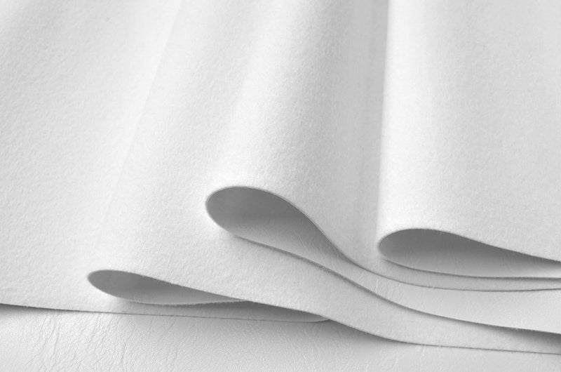 Wento Thick Faux Leather Fabric Soft Skin Grain PU Leather for Furniture Cover Reupholster Sofa Chairs Cushions Vinyl Upholstery (1 Yard, White) - Image 4