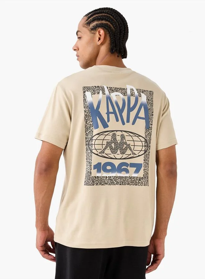 Kappa Relaxed Fit Logo Print Crew Neck T-shirt