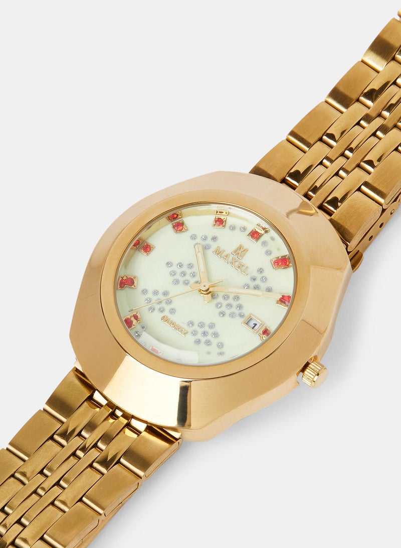 Maxel Men's Diastar True Water Resistant Analog Wrist Watch MX578 - 38mm - Image 3