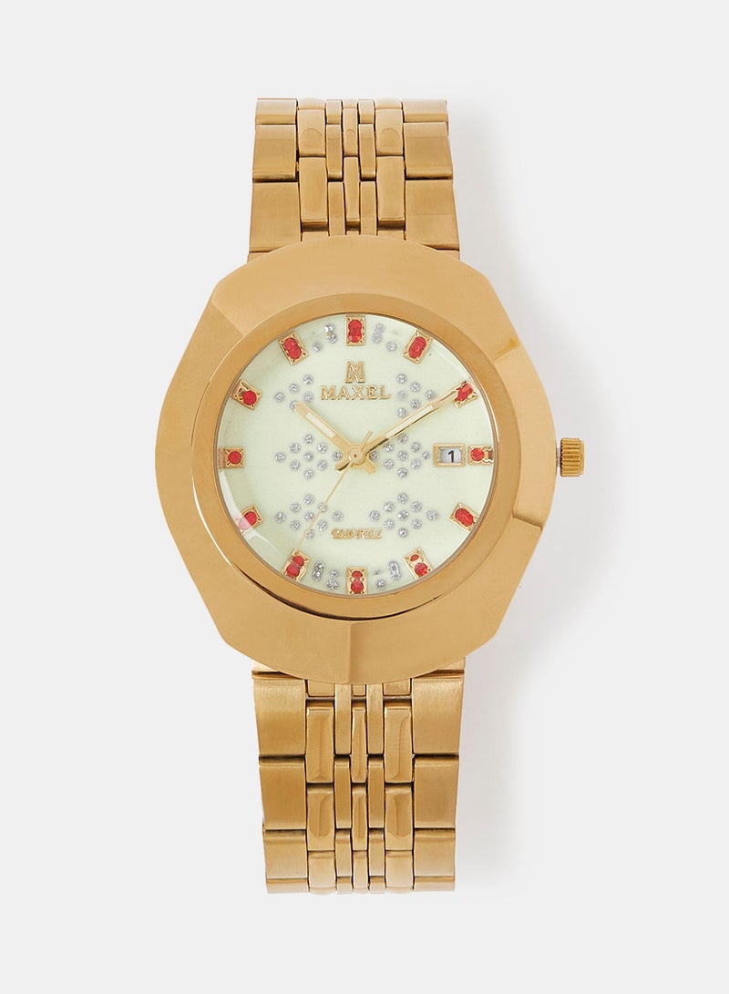 Maxel Men's Diastar True Water Resistant Analog Wrist Watch MX578 - 38mm - Image 1