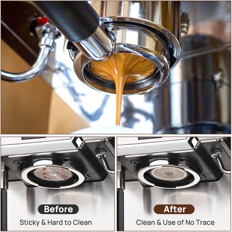Zisqerts Puck Screen 51mm Premium Stainless Steel Espresso Puck Screen for Espresso Machines Reusable Coffee Filter with 150μm Mesh Basket for Espresso Portafilter (51mm, 1) - Image 3