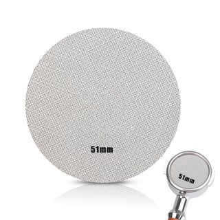 Zisqerts Puck Screen 51mm Premium Stainless Steel Espresso Puck Screen for Espresso Machines Reusable Coffee Filter with 150μm Mesh Basket for Espresso Portafilter (51mm, 1)