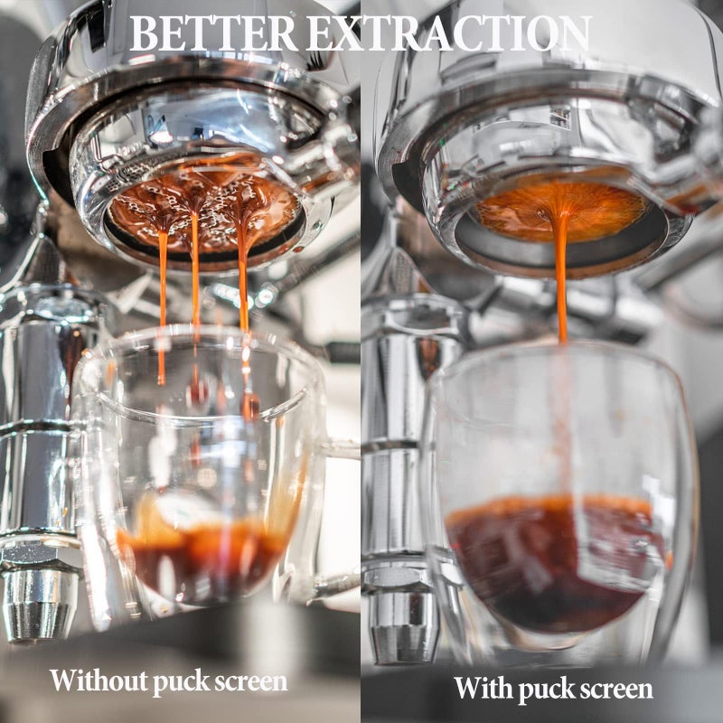 Zisqerts Puck Screen 51mm Premium Stainless Steel Espresso Puck Screen for Espresso Machines Reusable Coffee Filter with 150μm Mesh Basket for Espresso Portafilter (51mm, 1) - Image 4