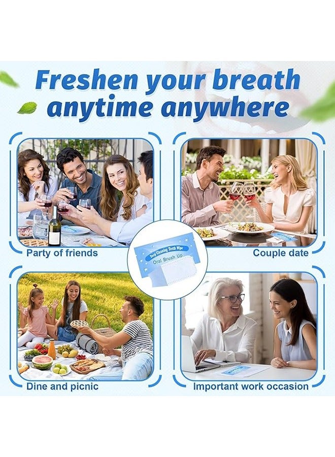 Generic 40 Pcs Disposable Finger Brush Teeth Wipes, Surface Deep Cleaning Teeth Wipe Oral Brush, Adults Teeth Mouth and Gums Dental Cleaning, Oral Cleaning Cloth with Finger Cover  - Image 4