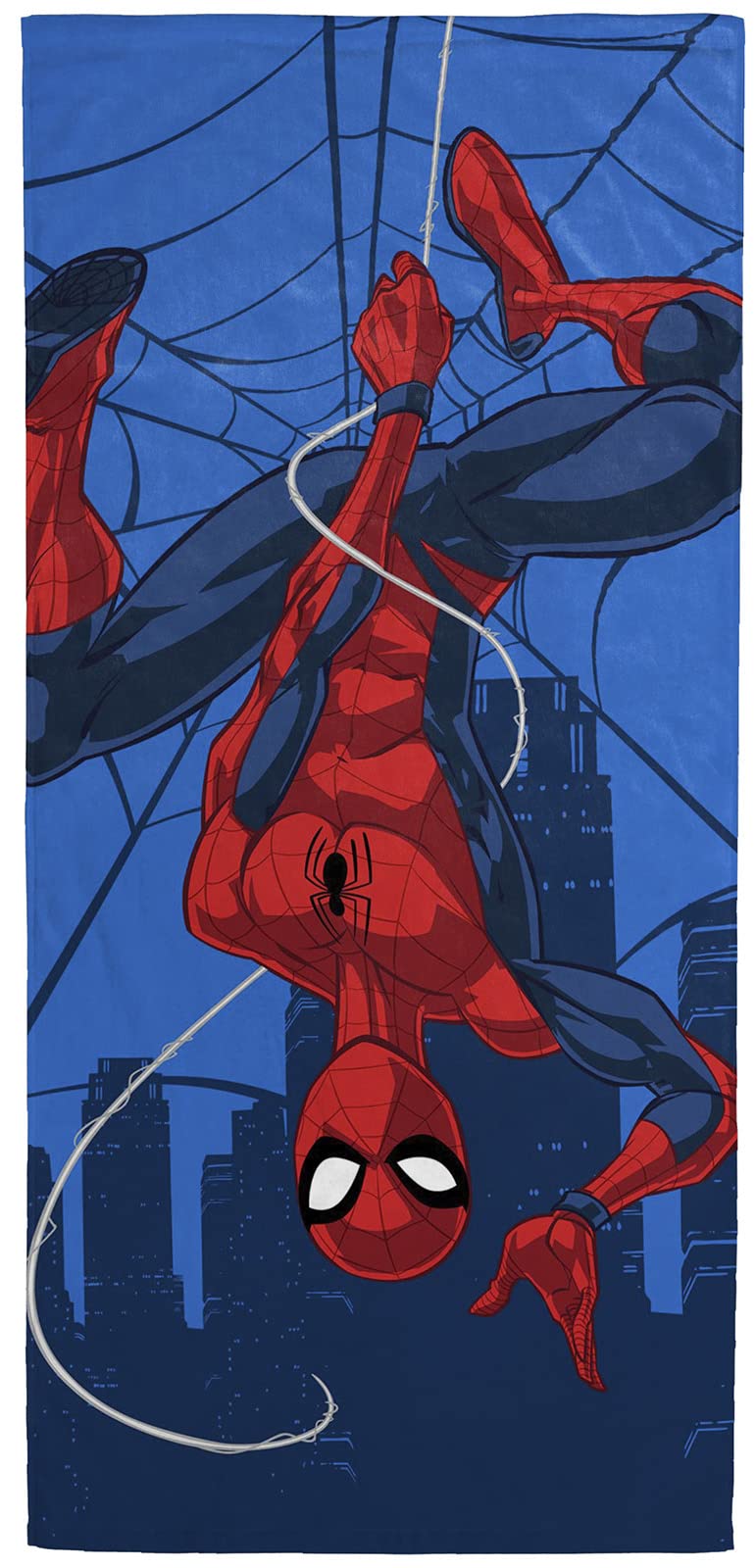 Jay Franco Marvel Spiderman Hi Neighbor Kids Bath/Pool/Beach Towel - Super Soft & Absorbent Fade Resistant Cotton Towel, Measures 28 x 58 inches (Official Marvel Product) - Image 1
