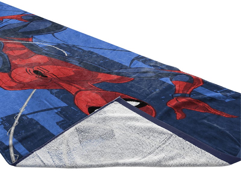 Jay Franco Marvel Spiderman Hi Neighbor Kids Bath/Pool/Beach Towel - Super Soft & Absorbent Fade Resistant Cotton Towel, Measures 28 x 58 inches (Official Marvel Product) - Image 2