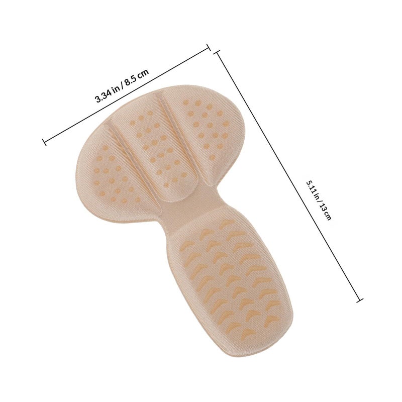 Self Adhesive Heel Pads Anti Slip Cushions Prevent Blisters 2 Pairs Black - Image 3
