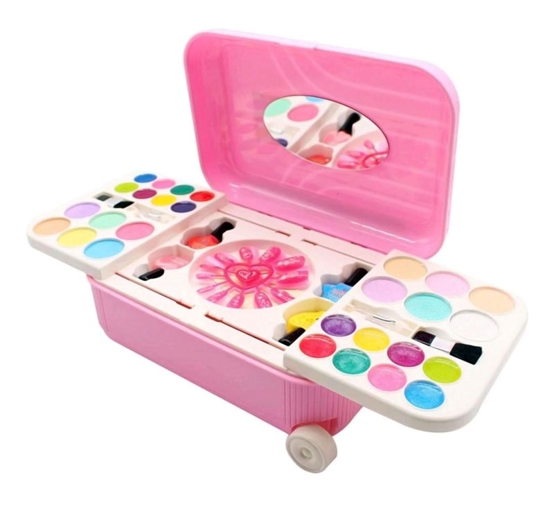 Magicwand® All-in-One Trolley Type Water Removable Real Cosmetics & Make-up Kit for Girls【Non-Toxic & Not Tested on Animals】【Multi-Colored】【5 Yrs & Up】【1 Pc】 - Image 4