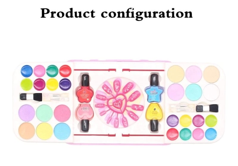 Magicwand® All-in-One Trolley Type Water Removable Real Cosmetics & Make-up Kit for Girls【Non-Toxic & Not Tested on Animals】【Multi-Colored】【5 Yrs & Up】【1 Pc】 - Image 3