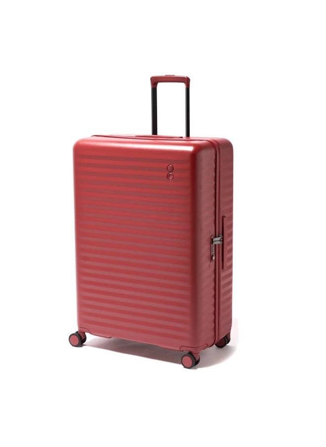Echolac - Celestra 75cm Hardcase Non-Expandable, 4 Double Wheel Check-In Luggage Trolley - Red - Image 1