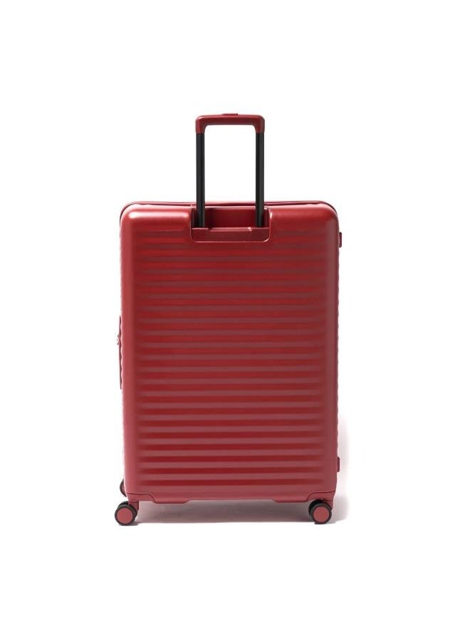Echolac - Celestra 75cm Hardcase Non-Expandable, 4 Double Wheel Check-In Luggage Trolley - Red - Image 1