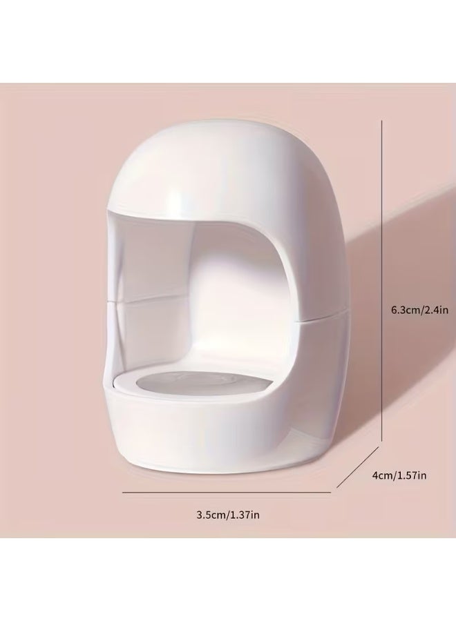 LANGMANNI 1pc Mini Q-Shaped /LED Nail Lamp Suitable for Gel Polish, Quick Dryer for & DIY Nail Art, - Portable /LED Lamp for Gel Polish, Odorless Dryer for /LED Curable Nails - Image 5