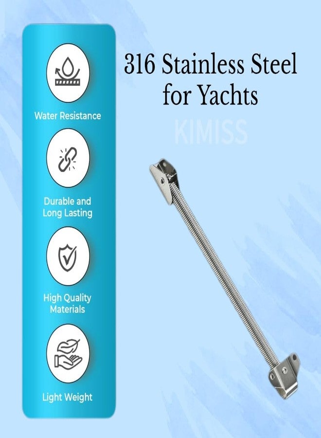 KIMISS Boat Lid Support, 11‑1/7in 283mm Long 316 Stainless Steel for Yachts Boat Hatch Holder Adjuster Lid Support Spring - Image 4