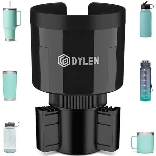 DYLEN Car Cup Holder Expander, Cup Holder Extender Adapter for Car with Expandable Insert, Compatible with Yeti 20/26/30oz, Hydroflask 32/40oz, Large Water Bottles in 3.0"-4.1" - Image 1